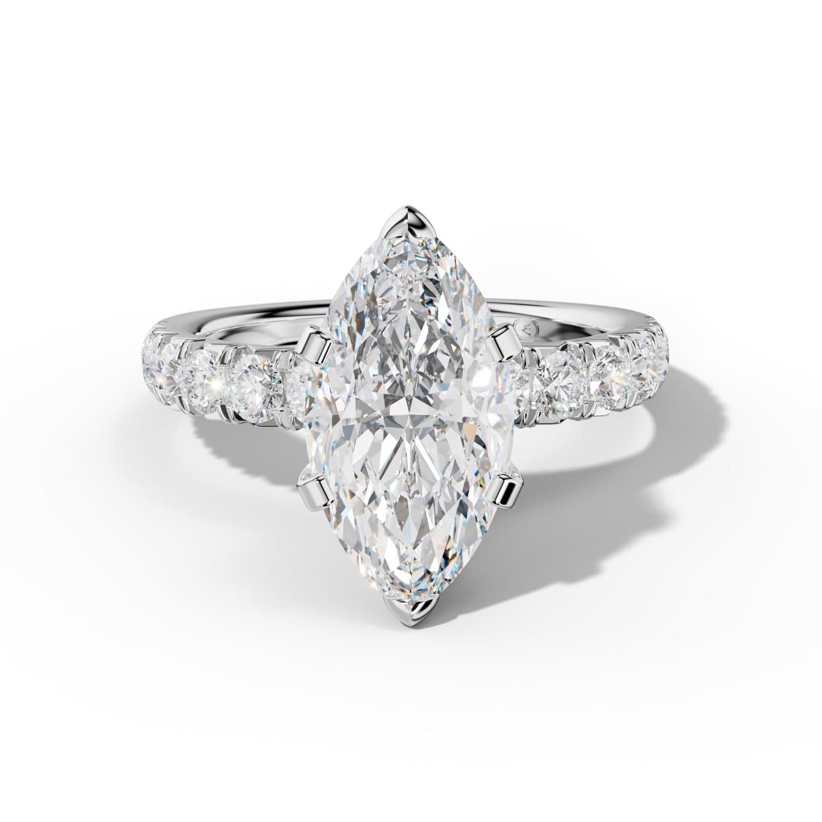Kira Marquise Diamond Engagement Ring