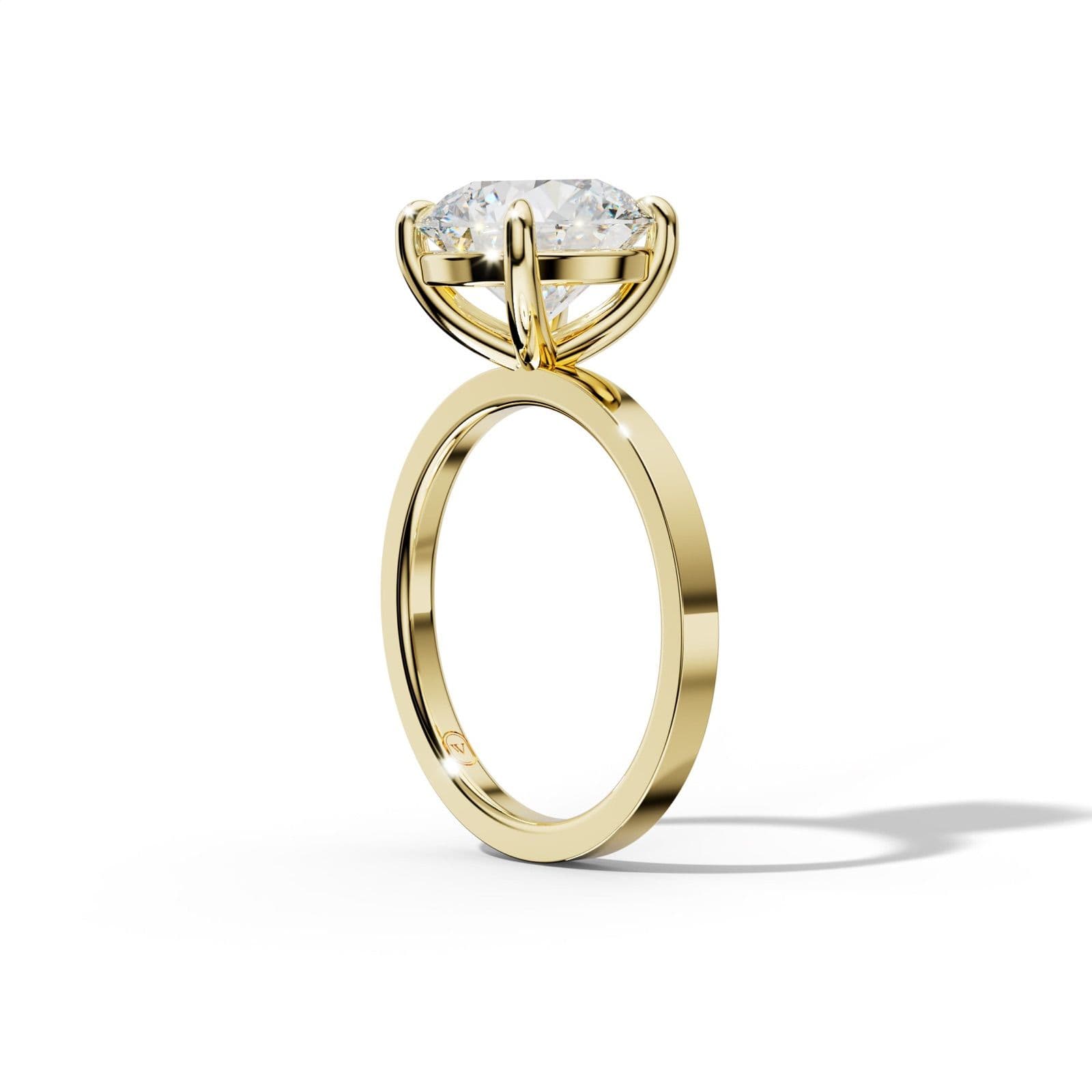 Gabriella Round Diamond Engagement Ring