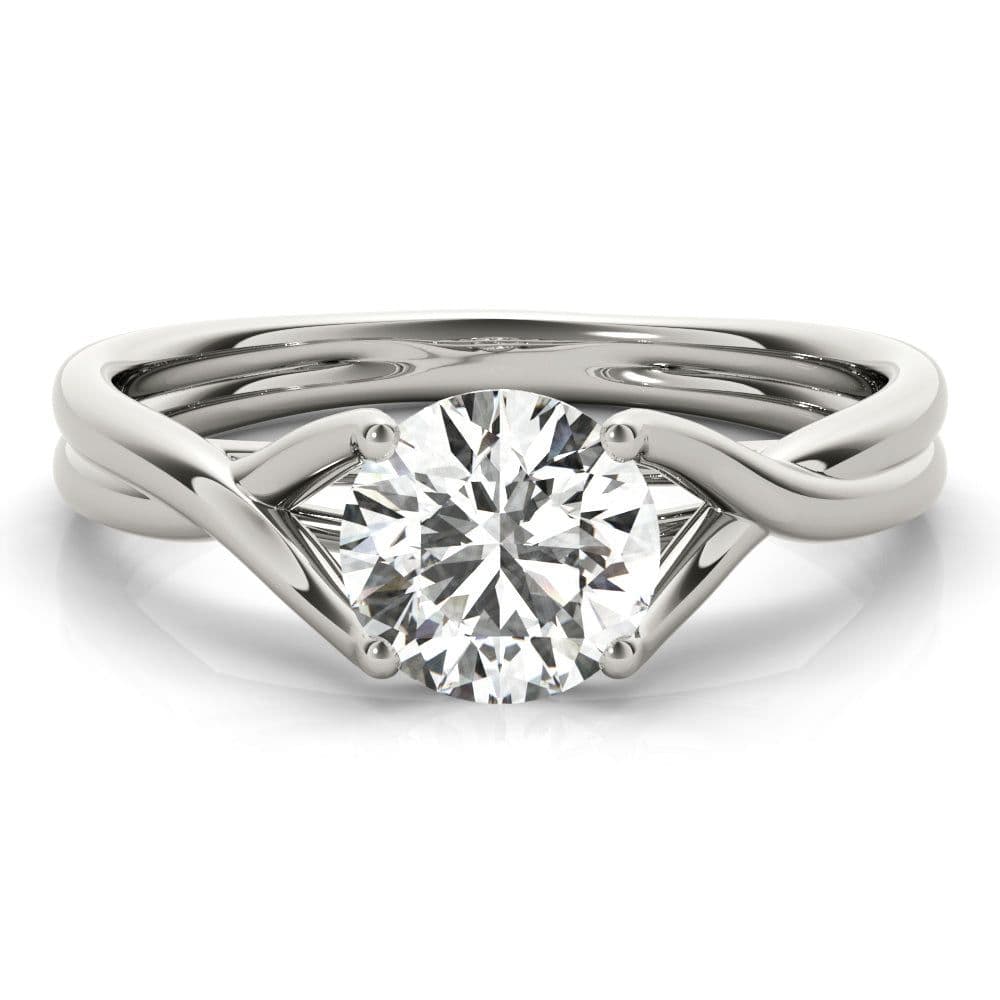 Amara Round Diamond Solitaire Engagement Ring