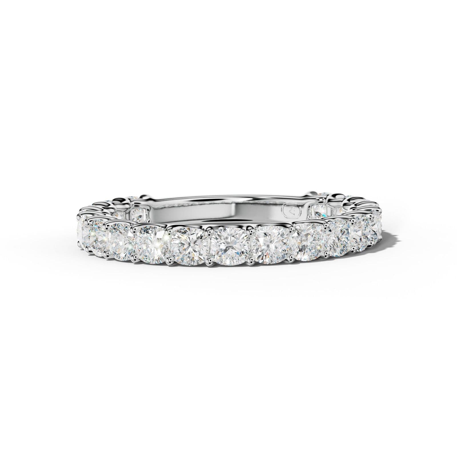 2.0 Carat Cushion Diamond 3/4 Anniversary Band U Prong