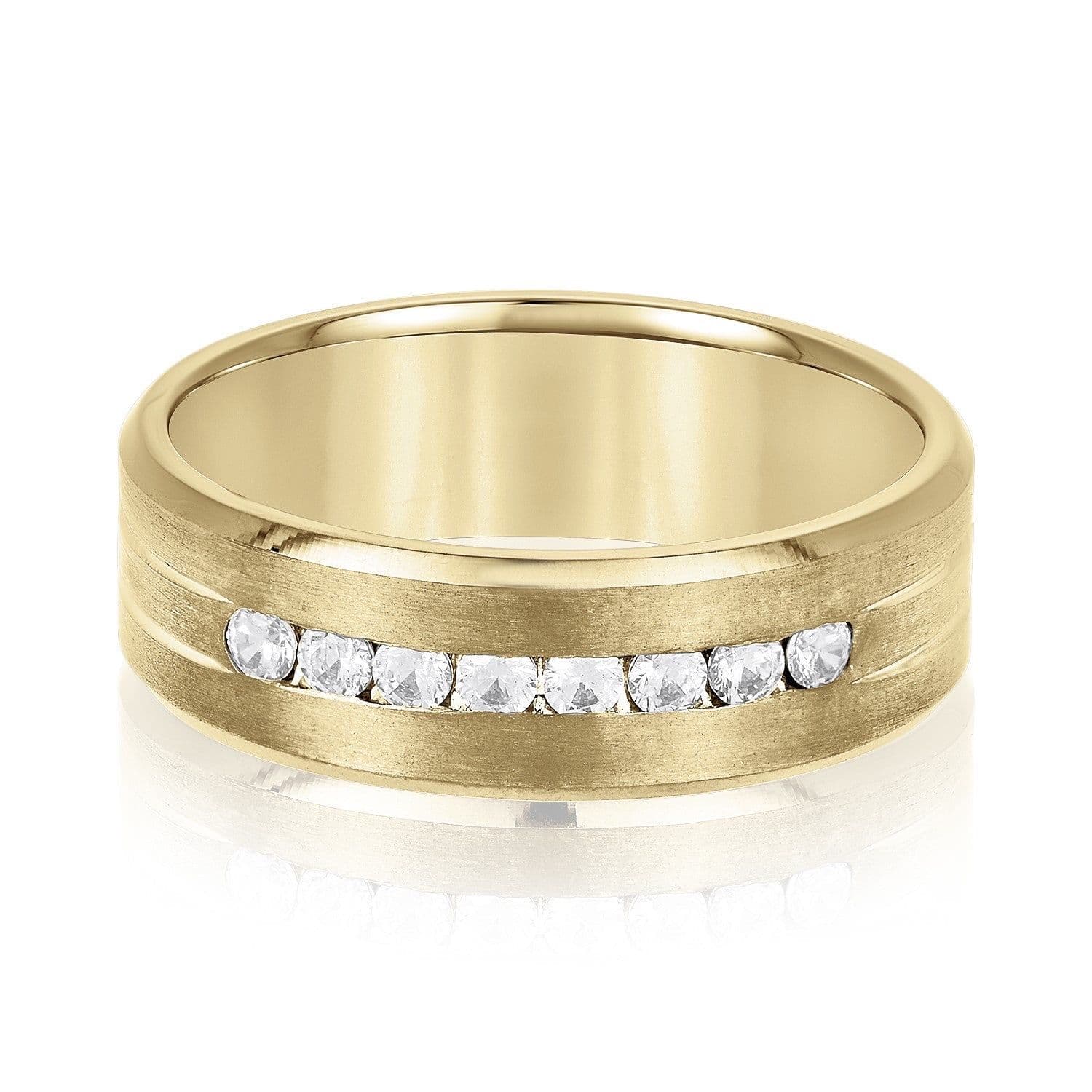 Men's Channel Set Diamond Wedding Band