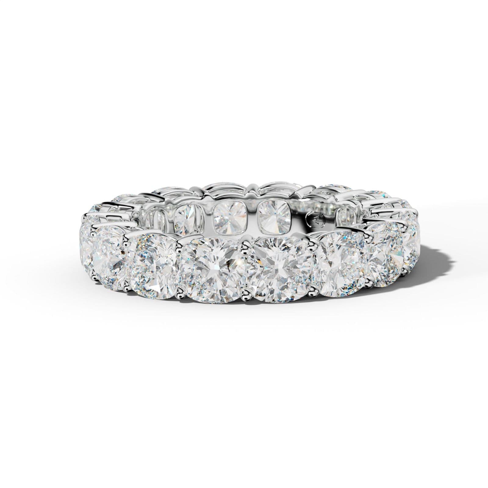 9.0 Carat Cushion Diamond Eternity Band