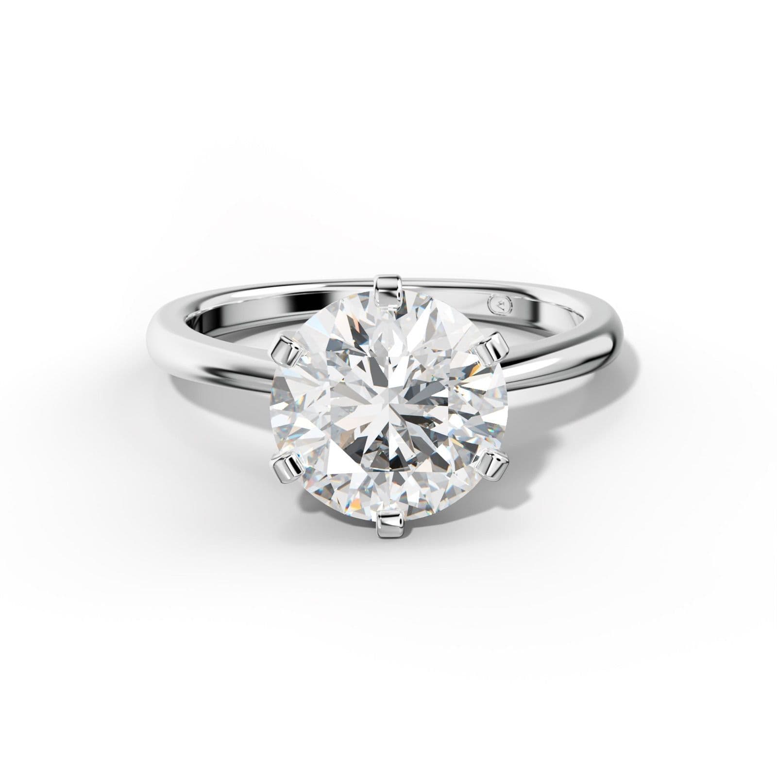 Molly Round Diamond Engagement Ring