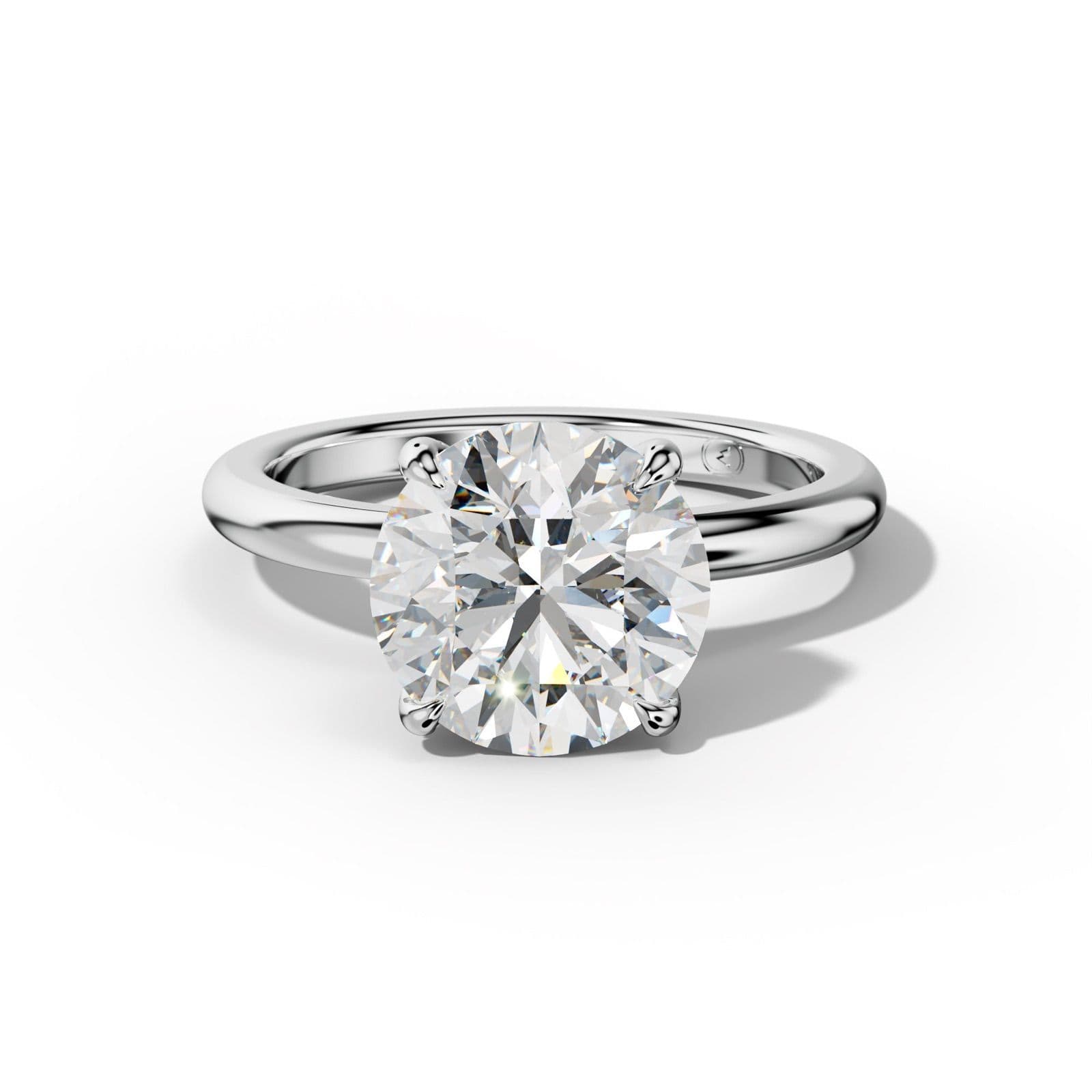 Anna Round Diamond Engagement Ring