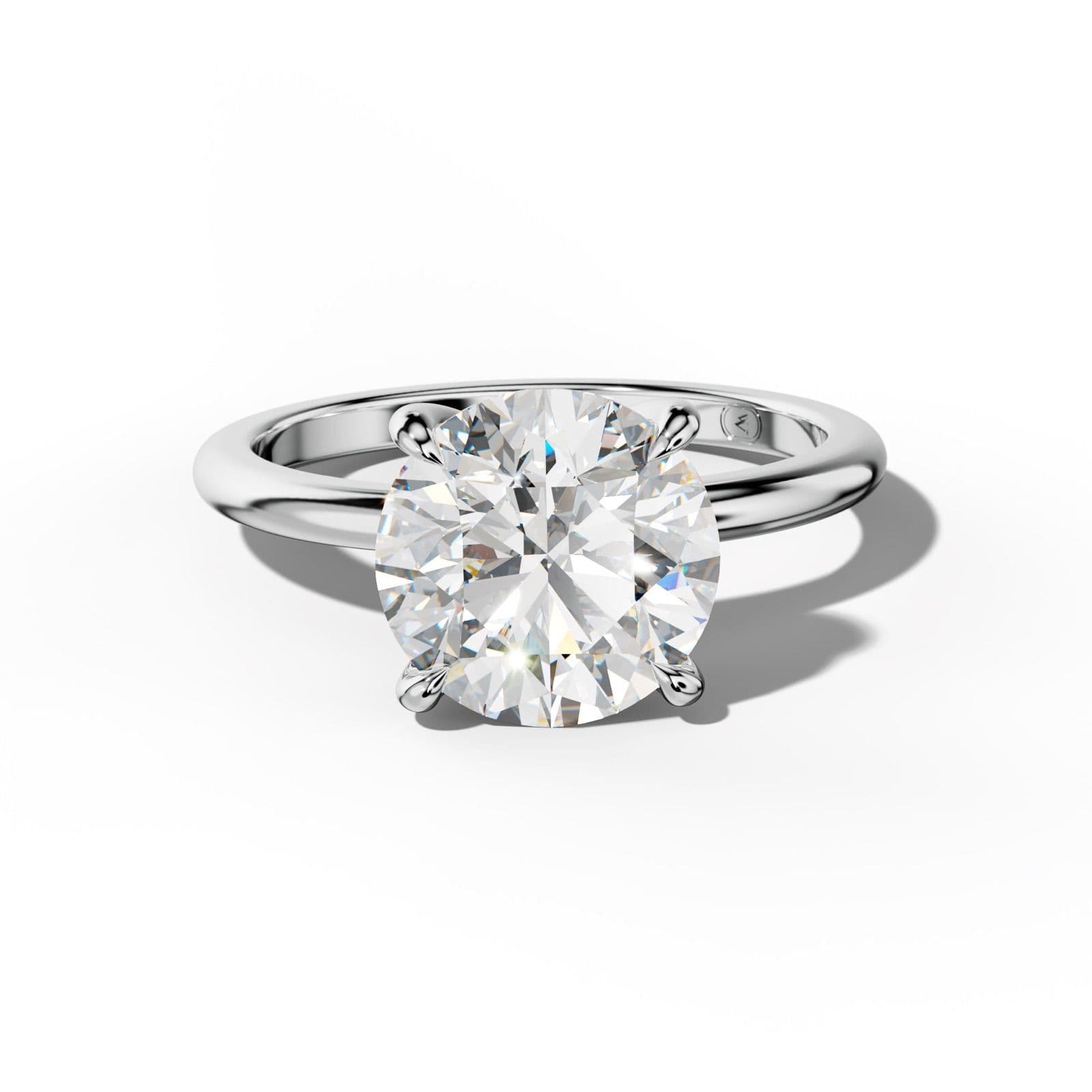 Ayla Round Diamond Engagement Ring