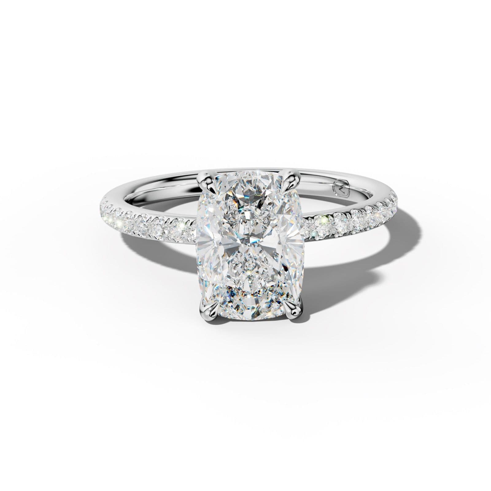 Serena Elongated Cushion Diamond Engagement Ring