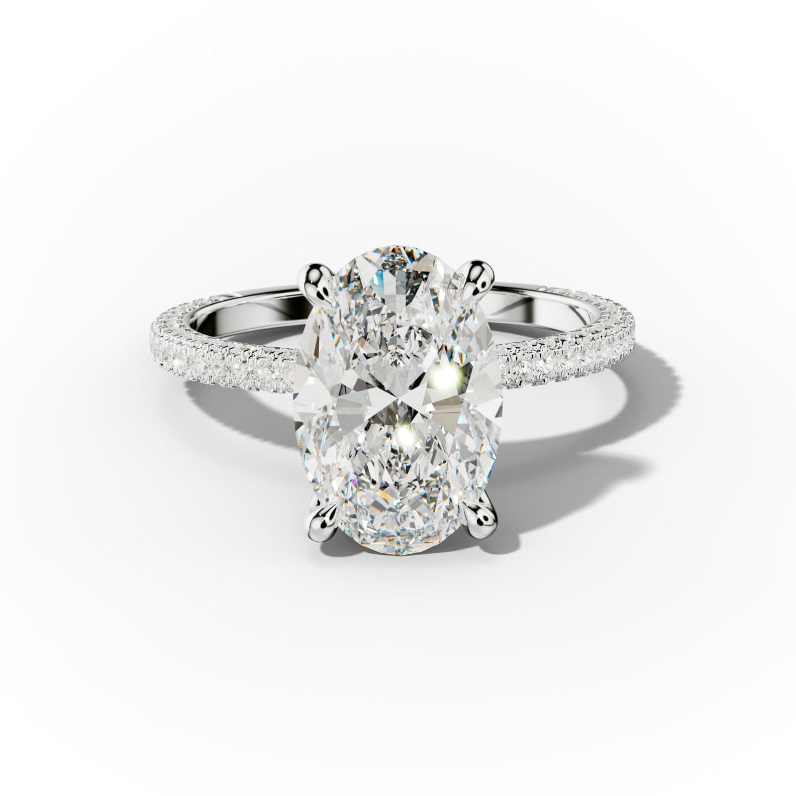 Brooklyn Oval Cut Engagement Ring