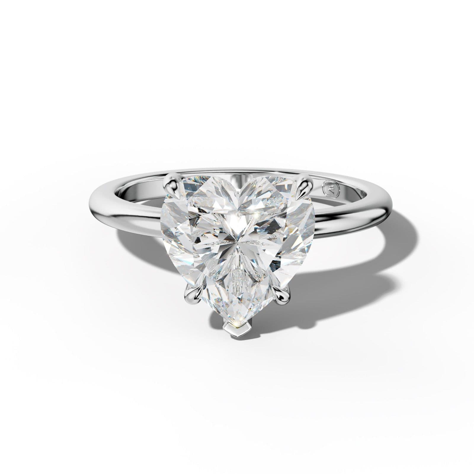 Ayla Heart Diamond Engagement Ring