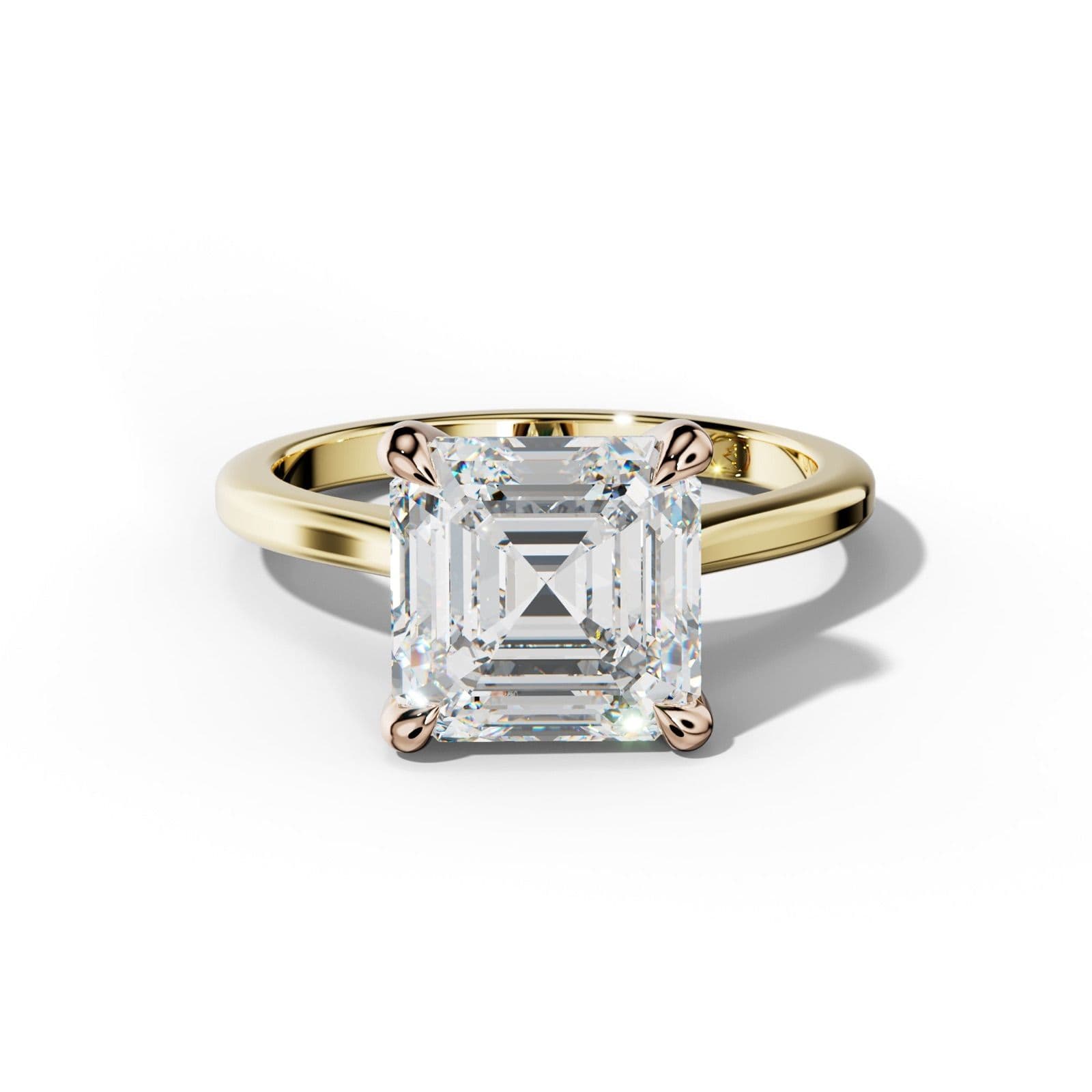 Madeline Asscher Cut Engagement Ring