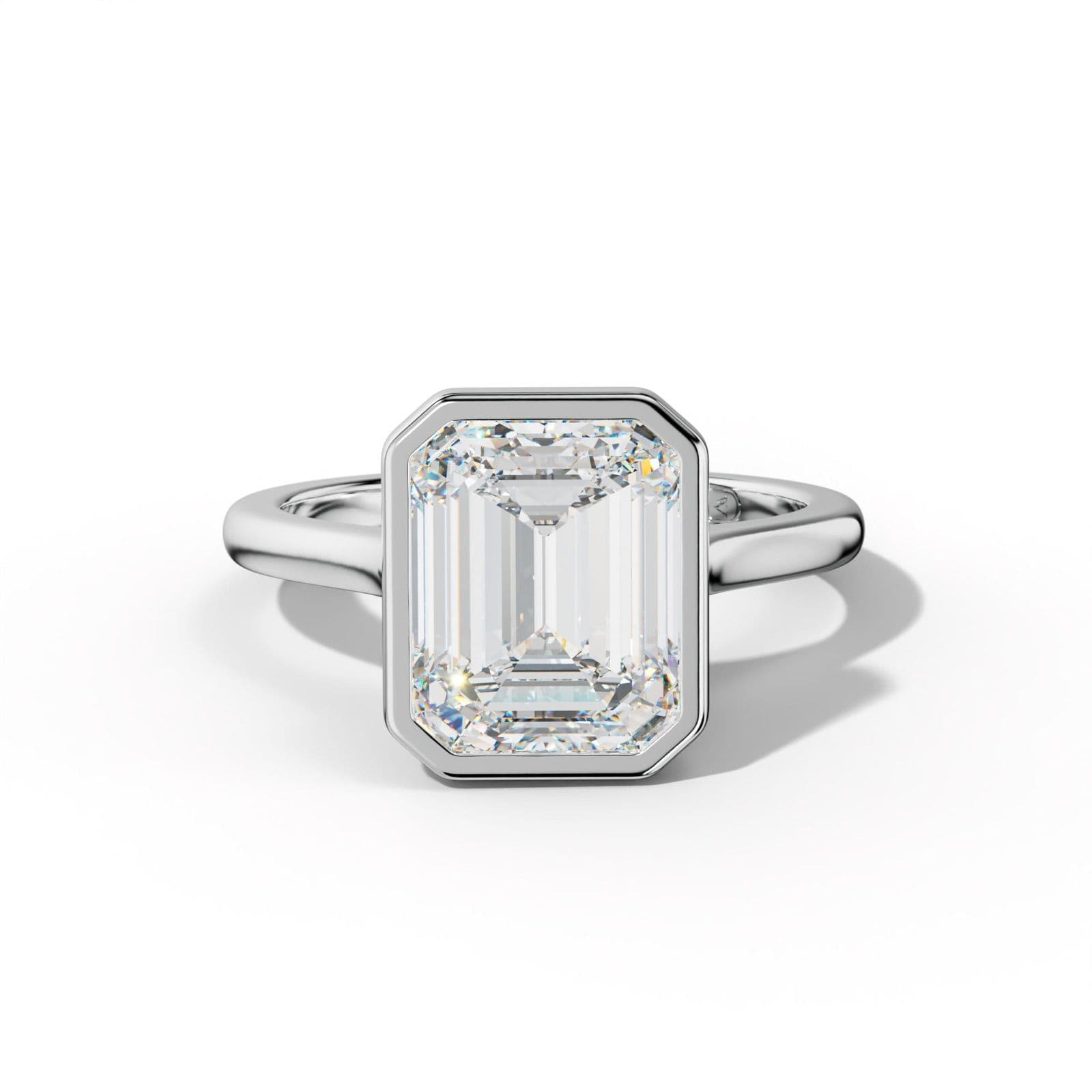 Nova Emerald Cut Engagement Ring