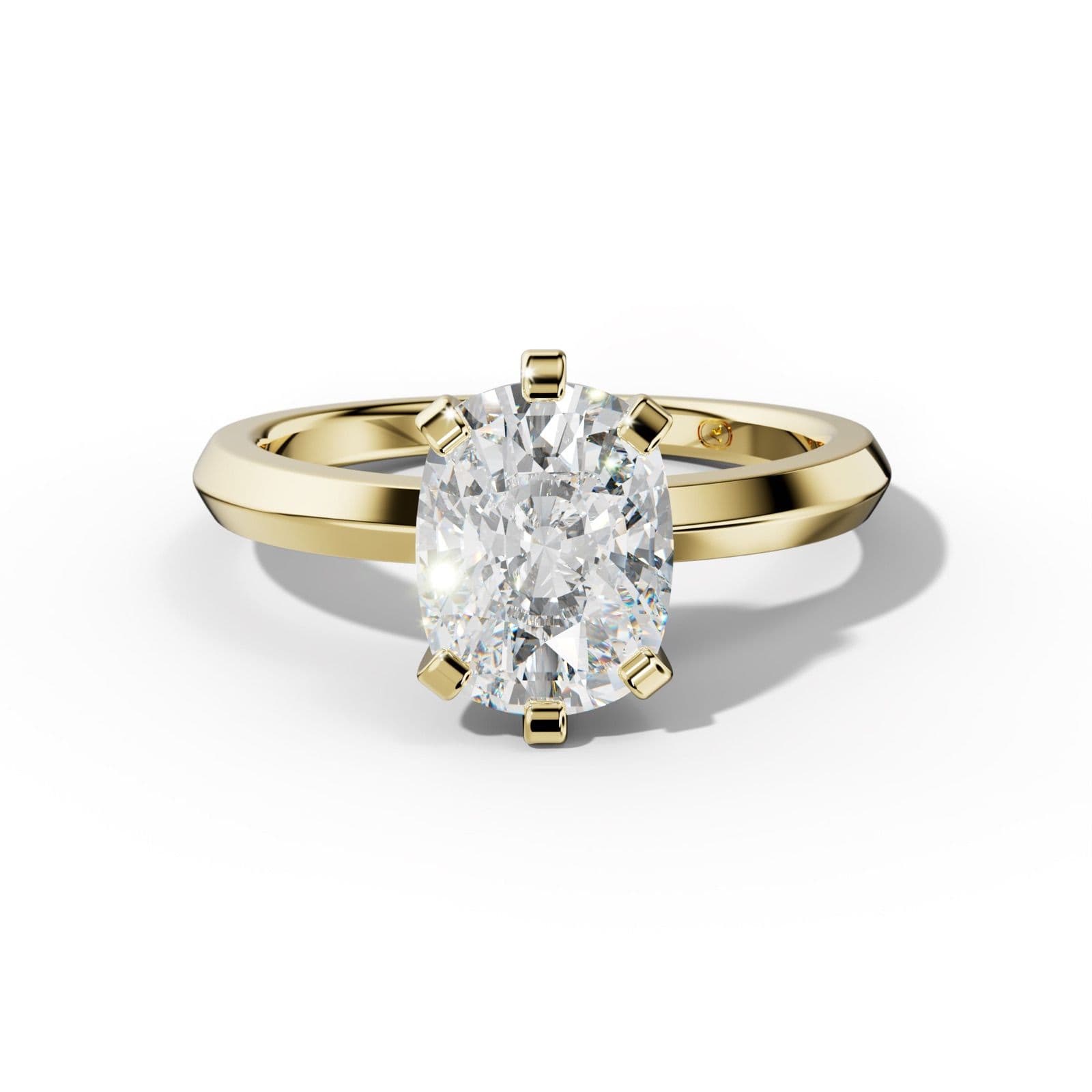 Lina Elongated Cushion Diamond Engagement Ring
