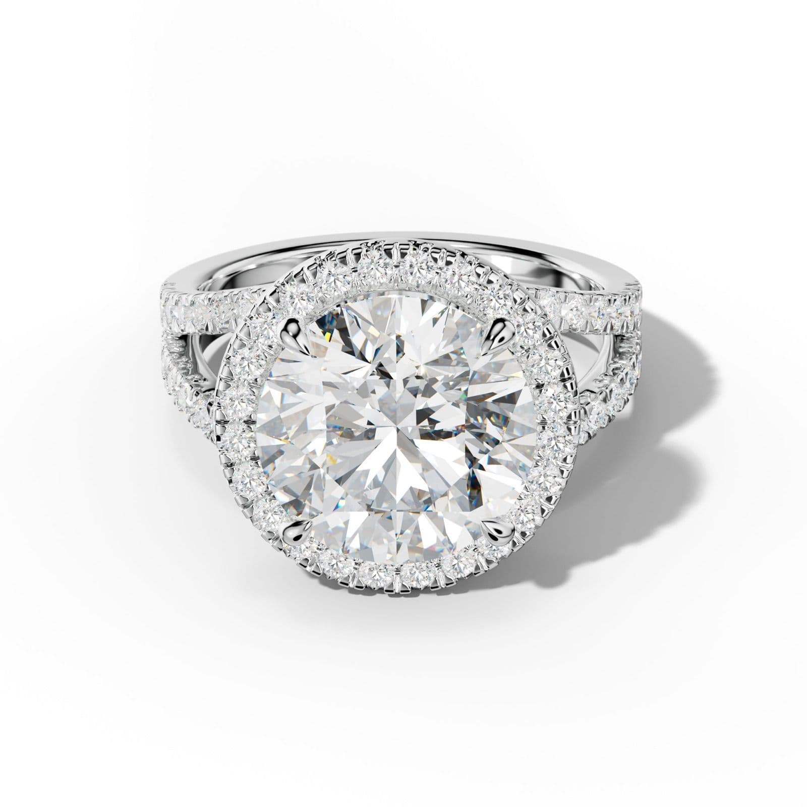 Ariel Round Diamond Engagement Ring