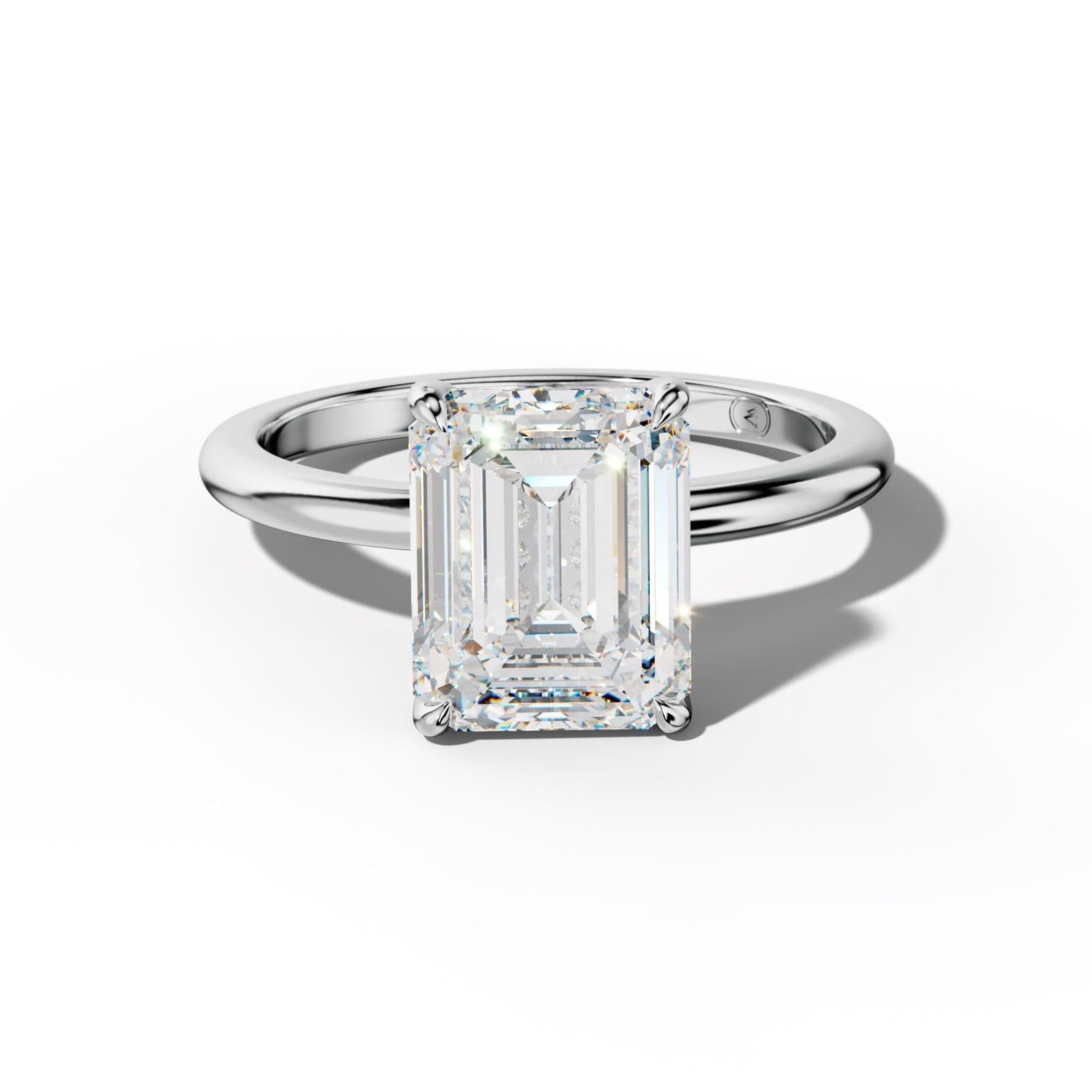 Ayla Emerald Cut Engagement Ring