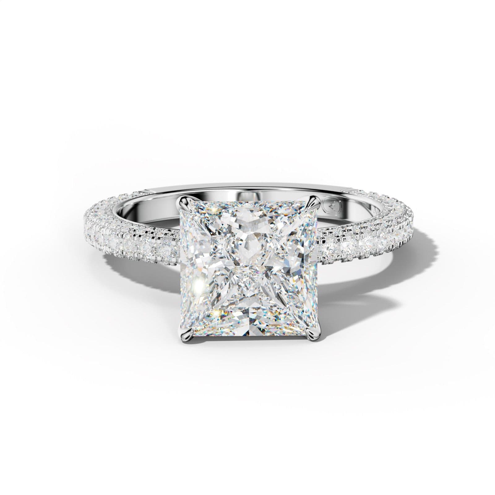 Autumn Princess Cut Engagement Ring