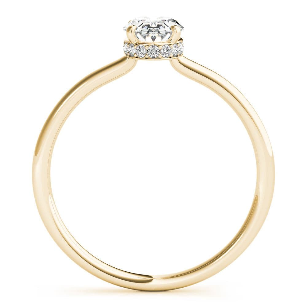 Aimee Oval Diamond Solitaire Engagement Ring