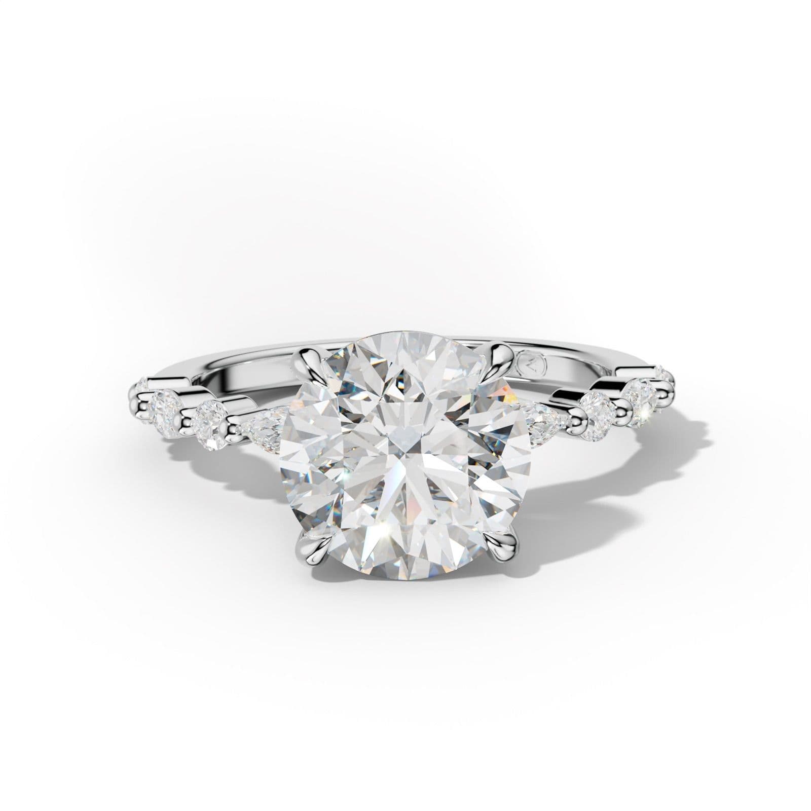 Rosie Round Diamond Engagement Ring