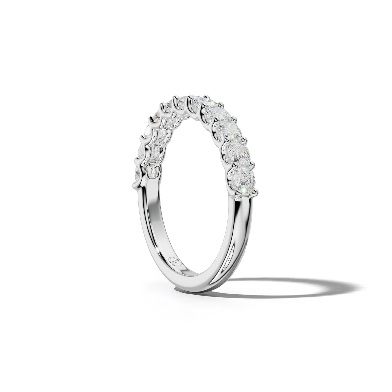 1.0 Carat Cushion Diamond Half Anniversary Band U Prong