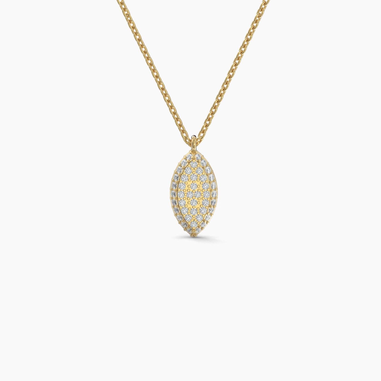 Marquise Shaped AMoré Pavé Necklace With 0.35ct. Diamonds