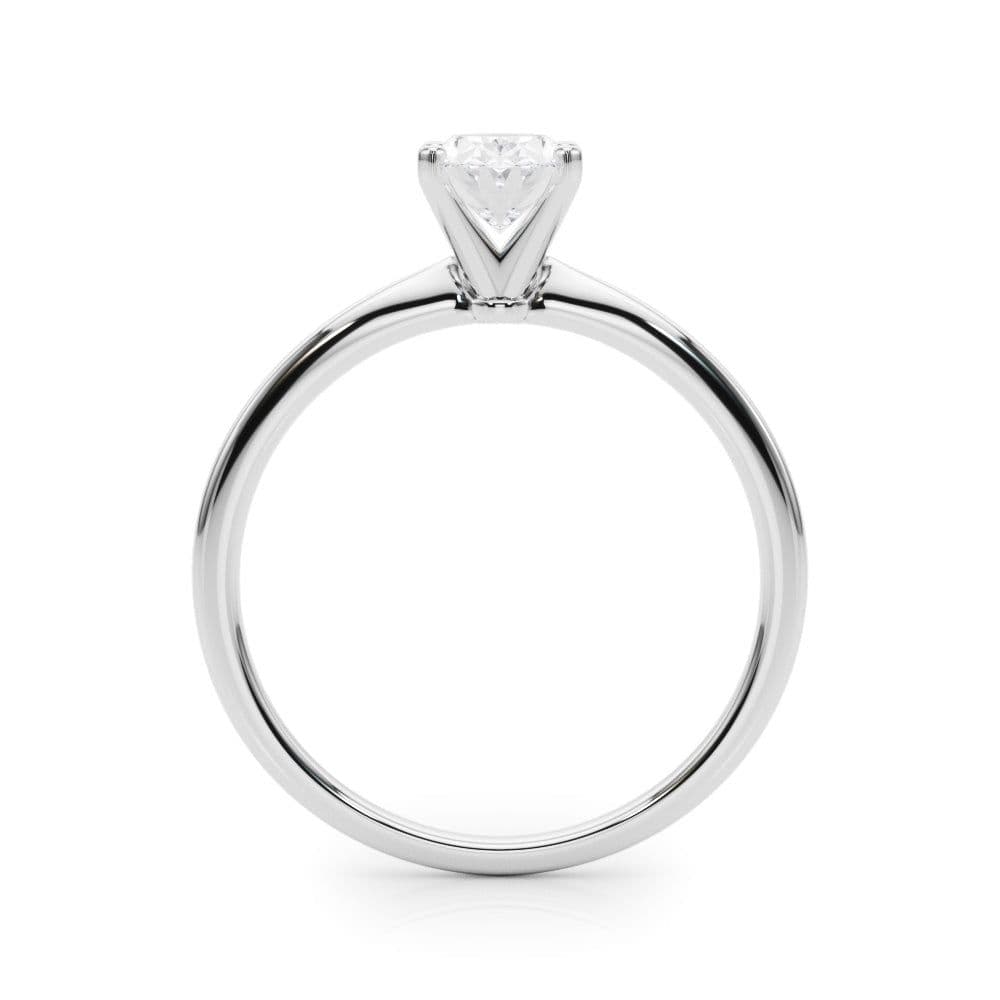 Angelica Oval Diamond Solitaire Engagement Ring