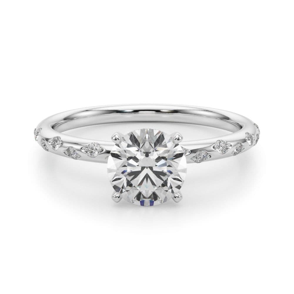 Blair Round Diamond Solitaire Engagement Ring
