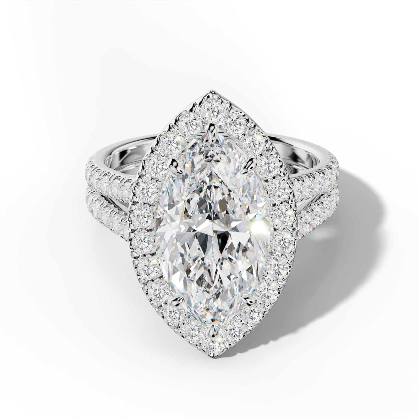 Hailey Marquise Cut Engagement Ring