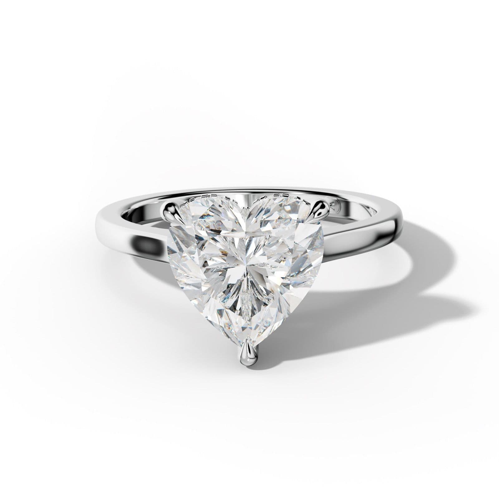 Lilly Heart Diamond Engagement Ring
