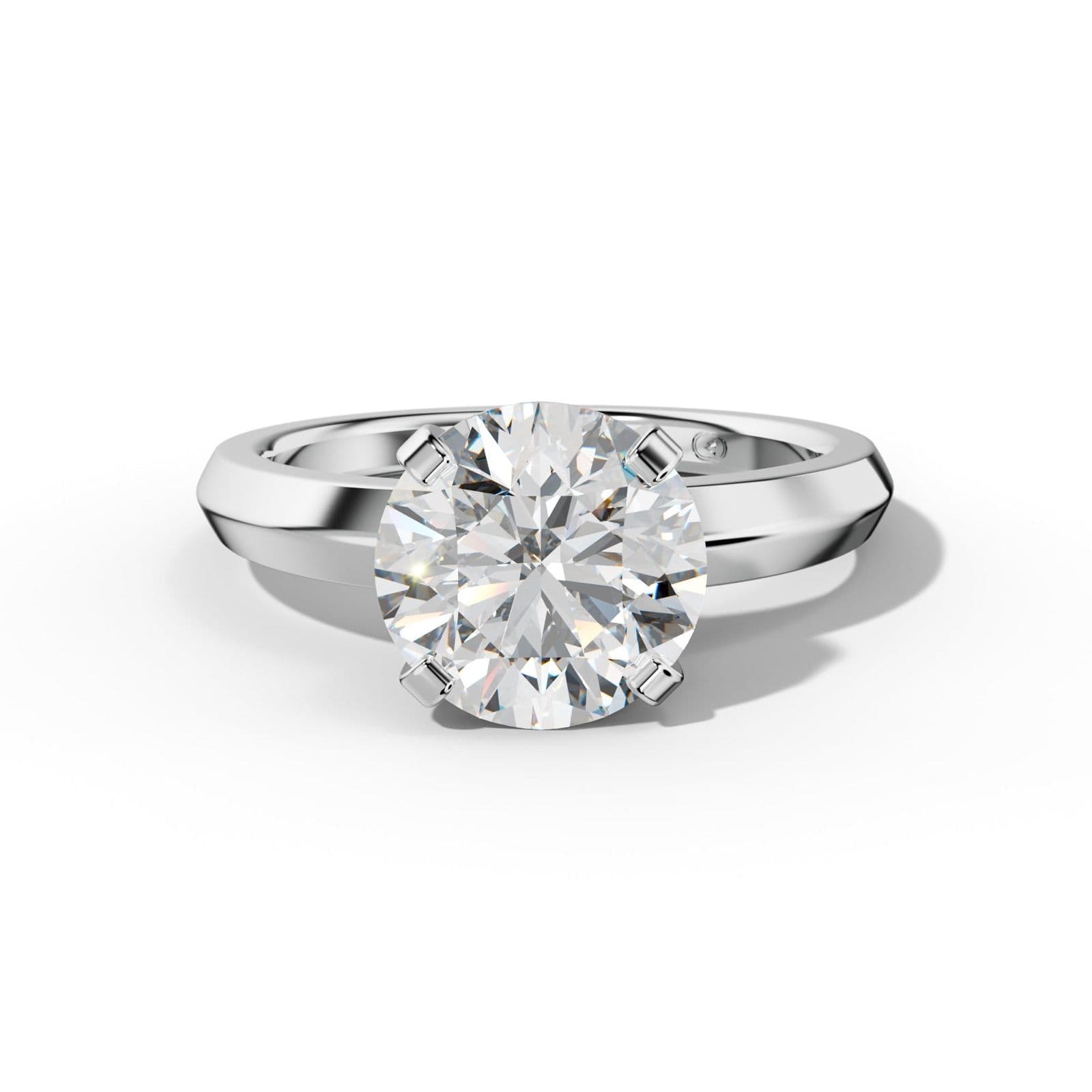 Nia Round Diamond Engagement Ring