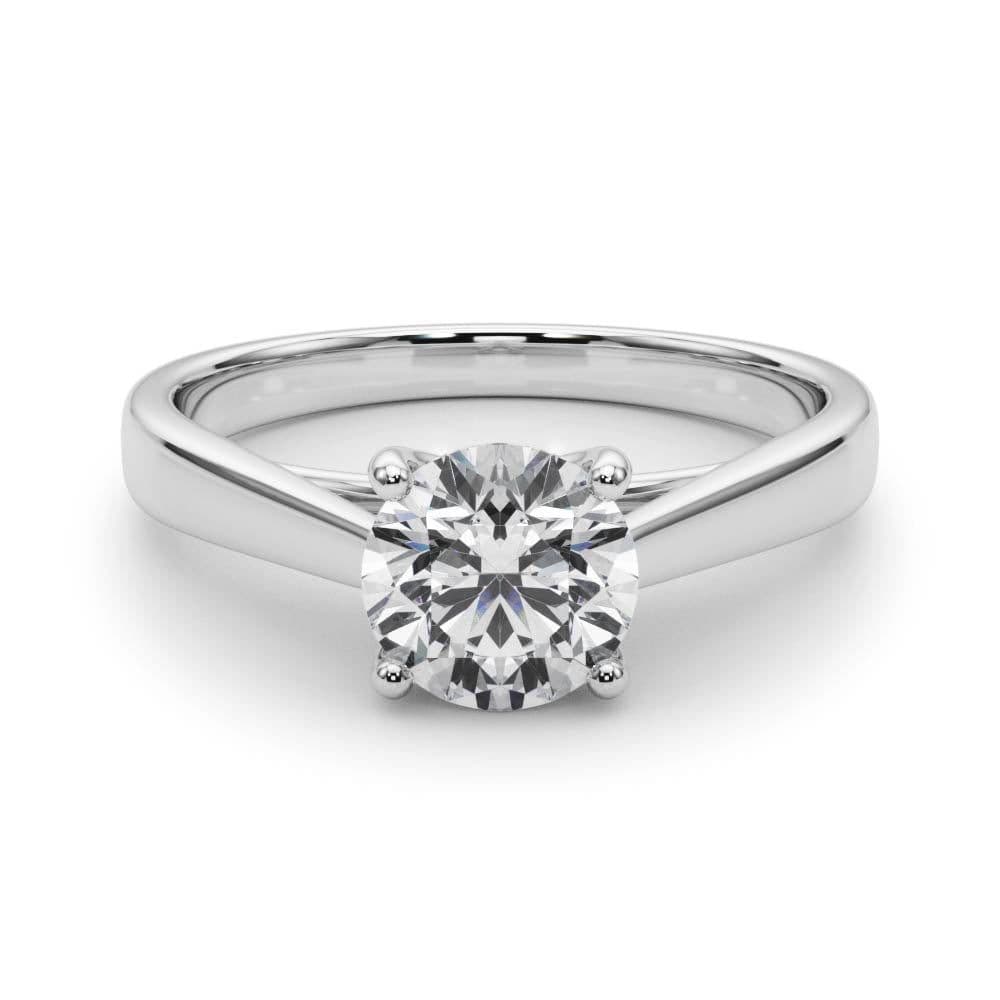 Bella Round Diamond Solitaire Engagement Ring