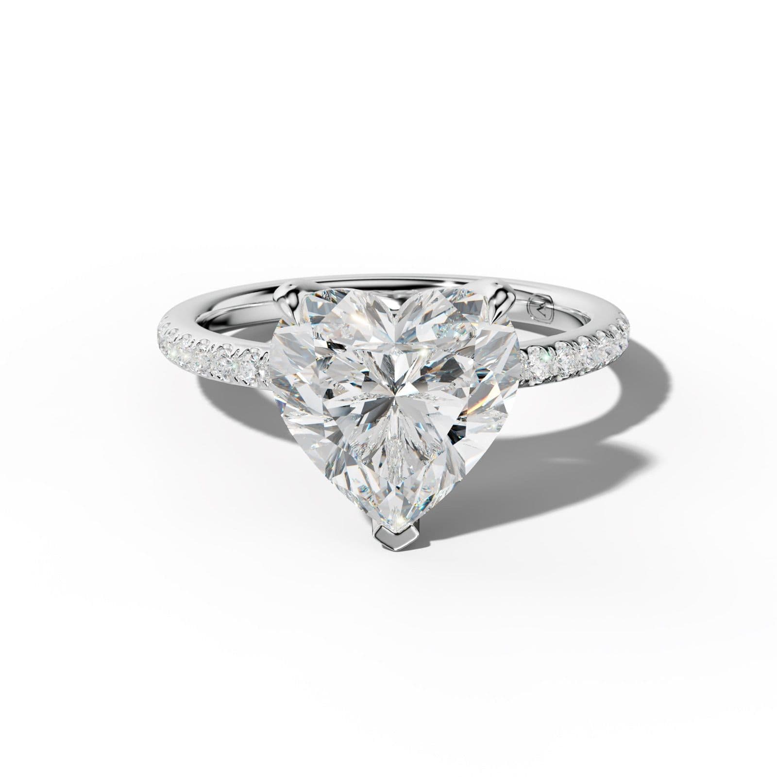 Serena Heart Diamond Engagement Ring