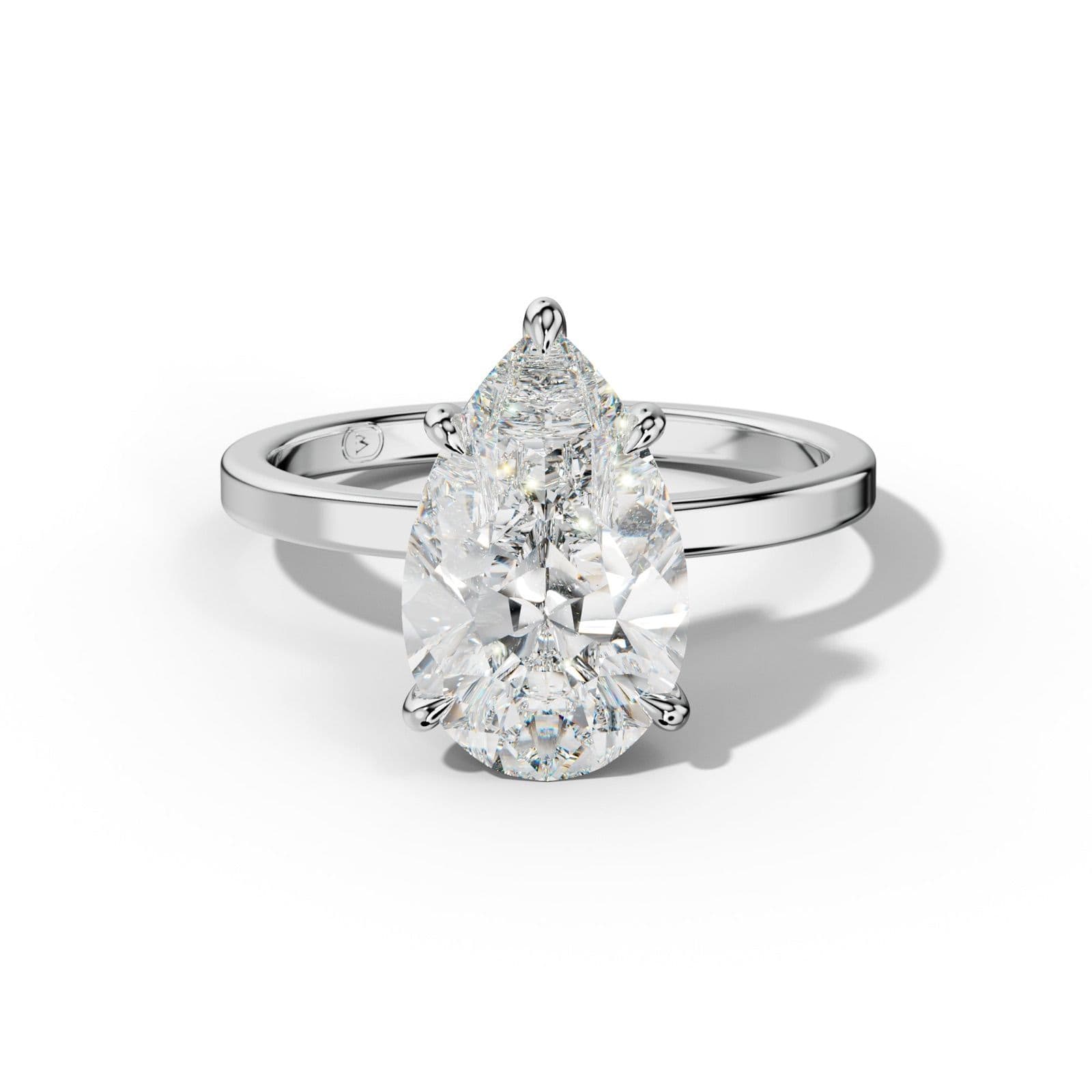 Emma Pear Shape Diamond Engagement Ring