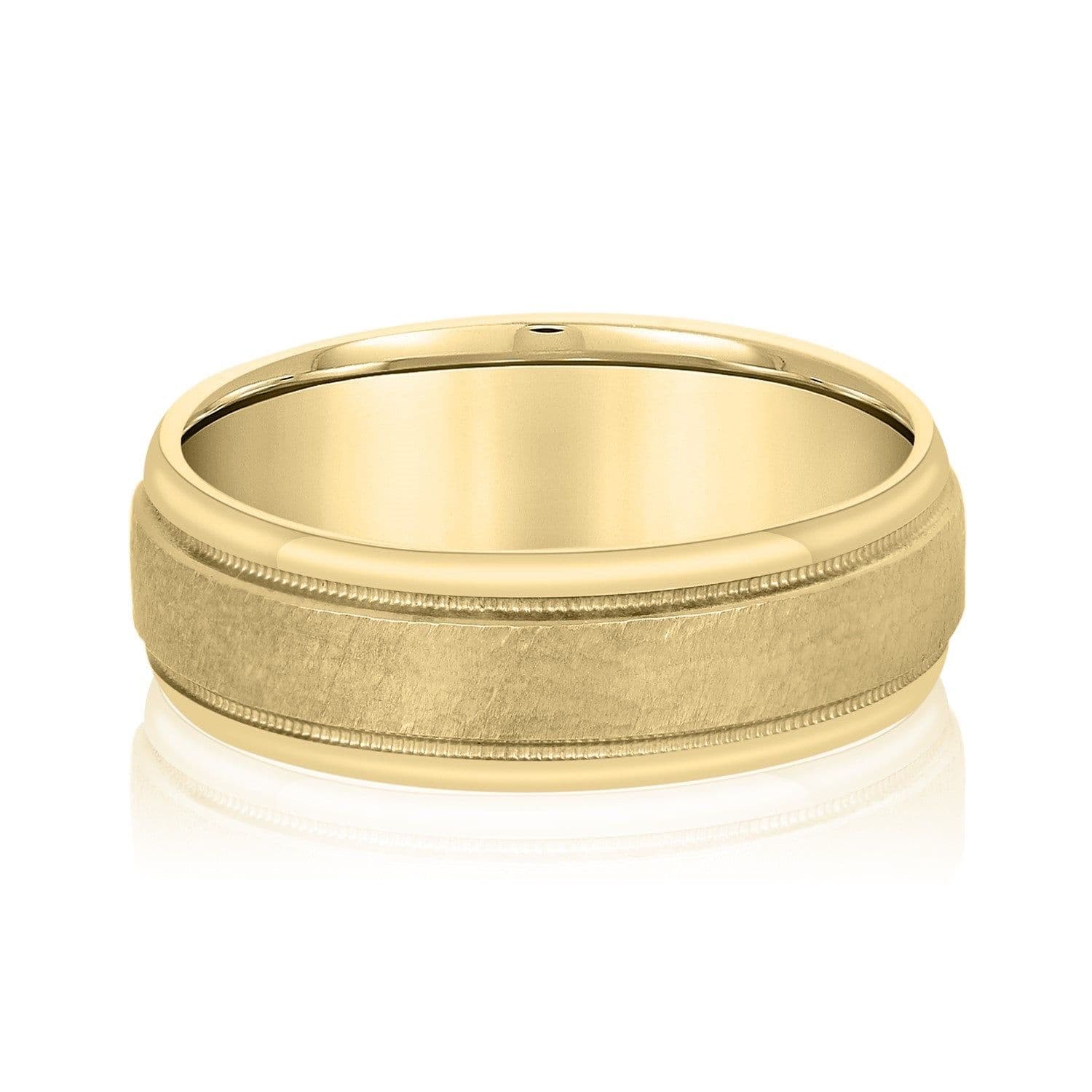 Light Hammer Finished Beveled Edge Men's Band