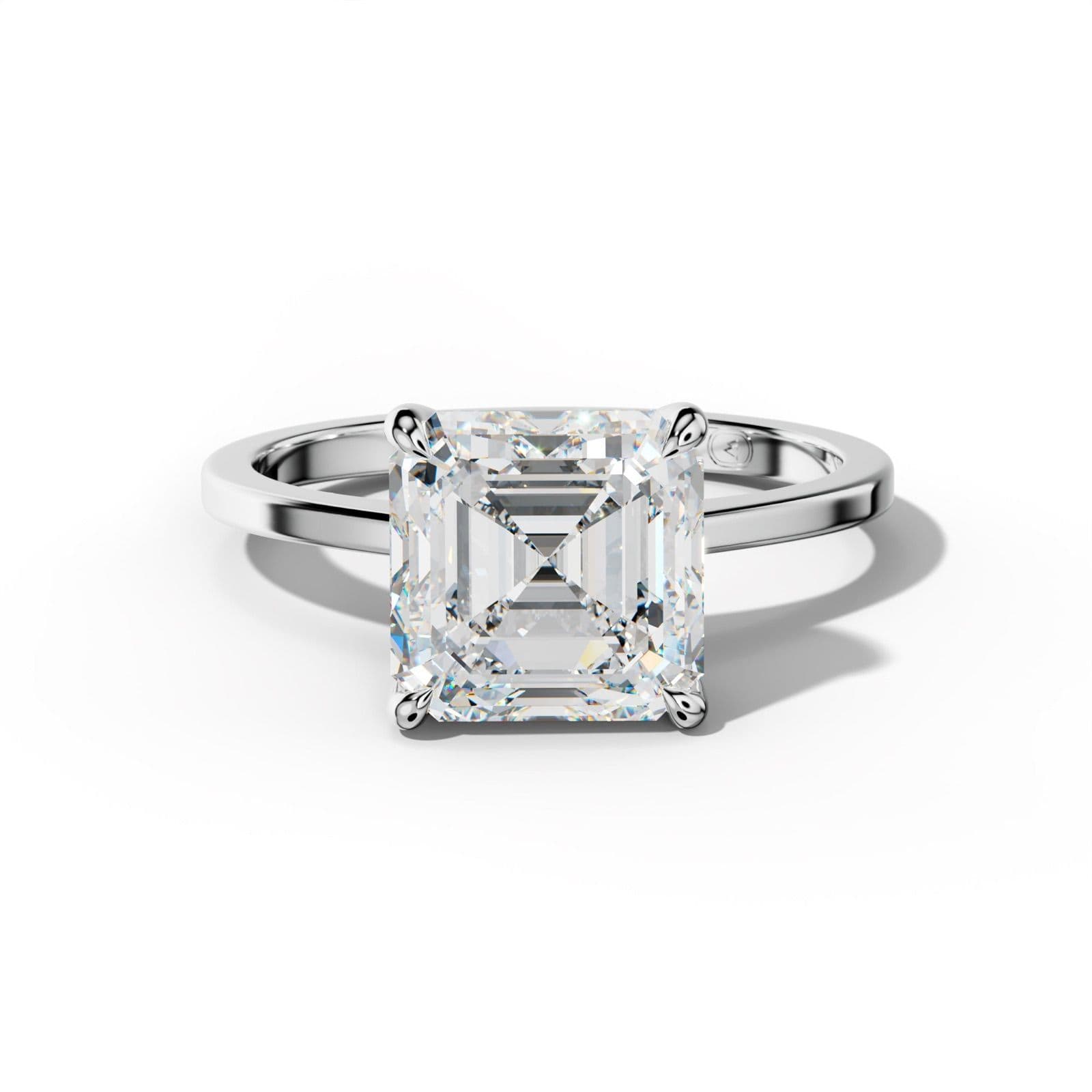 Camila Asscher Cut Engagement Ring