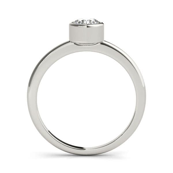 Luna Round Diamond Solitaire Engagement Ring